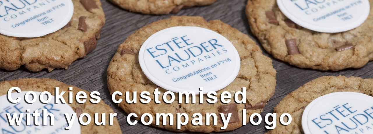 Cookies branded with your company logo